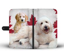 Load image into Gallery viewer, Cute Goldendoodle Print Wallet Case- Free Shipping