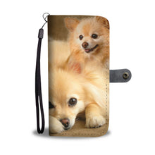 Load image into Gallery viewer, Cute Pomeranian Dog Print Wallet Case- Free Shipping