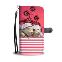Load image into Gallery viewer, Cute Miniature pig Print Wallet Case-Free Shipping