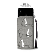 Load image into Gallery viewer, British Saddleback Pig Print Wallet Case-Free Shipping