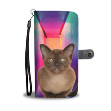 Load image into Gallery viewer, Burmese Cat Print Wallet Case- Free Shipping