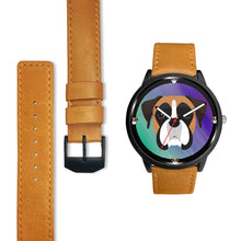 Load image into Gallery viewer, Boxer Dog Art Print Wrist watch - Free Shipping
