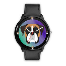 Load image into Gallery viewer, Boxer Dog Art Print Wrist watch - Free Shipping