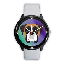 Load image into Gallery viewer, Boxer Dog Art Print Wrist watch - Free Shipping