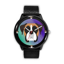 Load image into Gallery viewer, Boxer Dog Art Print Wrist watch - Free Shipping