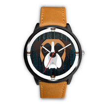Load image into Gallery viewer, Boxer Dog On Black Print Wrist watch - Free Shipping