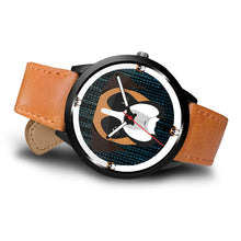 Load image into Gallery viewer, Boxer Dog On Black Print Wrist watch - Free Shipping