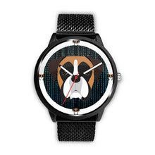 Load image into Gallery viewer, Boxer Dog On Black Print Wrist watch - Free Shipping