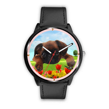 Load image into Gallery viewer, Brussels Griffon Puppy Print Wrist watch - Free Shipping