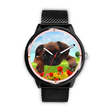 Load image into Gallery viewer, Brussels Griffon Puppy Print Wrist watch - Free Shipping