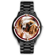 Load image into Gallery viewer, Cavalier King Charles Spaniel Dog Print Wrist watch - Free Shipping