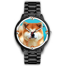 Load image into Gallery viewer, Cute Akita Dog Print Limited Edition Wrist Watch -Free Shipping