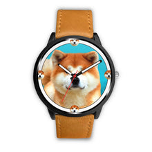 Load image into Gallery viewer, Cute Akita Dog Print Limited Edition Wrist Watch -Free Shipping