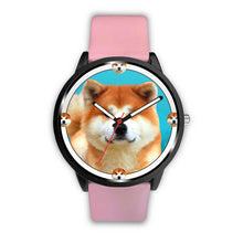Load image into Gallery viewer, Cute Akita Dog Print Limited Edition Wrist Watch -Free Shipping
