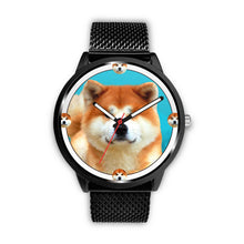 Load image into Gallery viewer, Cute Akita Dog Print Limited Edition Wrist Watch -Free Shipping