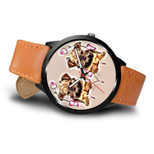 Load image into Gallery viewer, Brussels Griffon Print Wrist Watch-Free Shipping