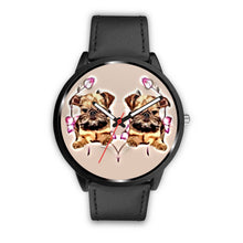 Load image into Gallery viewer, Brussels Griffon Print Wrist Watch-Free Shipping