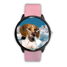 Load image into Gallery viewer, Cute American Foxhound Dog Print Wrist Watch - Free Shipping