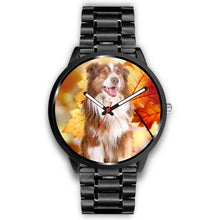 Load image into Gallery viewer, Cute Australian Shepherd Print Wrist Watch - Free Shipping
