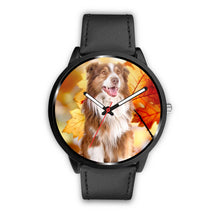 Load image into Gallery viewer, Cute Australian Shepherd Print Wrist Watch - Free Shipping