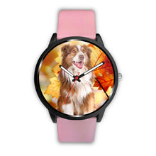 Load image into Gallery viewer, Cute Australian Shepherd Print Wrist Watch - Free Shipping