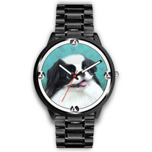 Load image into Gallery viewer, Cute Japanese Chin Dog Art Print Wrist watch - Free Shipping
