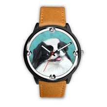 Load image into Gallery viewer, Cute Japanese Chin Dog Art Print Wrist watch - Free Shipping