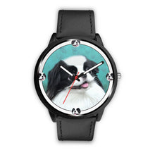 Load image into Gallery viewer, Cute Japanese Chin Dog Art Print Wrist watch - Free Shipping
