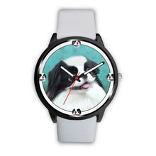 Load image into Gallery viewer, Cute Japanese Chin Dog Art Print Wrist watch - Free Shipping