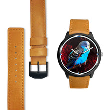 Load image into Gallery viewer, Budgerigar (Blue Budgie) Parrot Print Wrist watch - Free Shipping