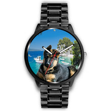 Load image into Gallery viewer, Cute German Shepherd Puppy Print Wrist Watch- Free Shipping