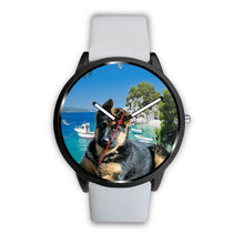 Load image into Gallery viewer, Cute German Shepherd Puppy Print Wrist Watch- Free Shipping