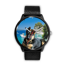 Load image into Gallery viewer, Cute German Shepherd Puppy Print Wrist Watch- Free Shipping