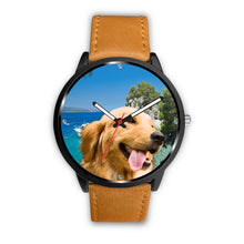 Load image into Gallery viewer, Cute Golden Retriever Print Wrist Watch- Free Shipping
