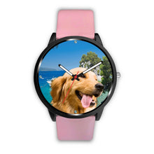 Load image into Gallery viewer, Cute Golden Retriever Print Wrist Watch- Free Shipping