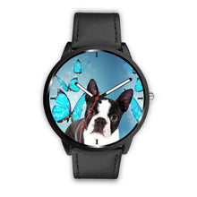 Load image into Gallery viewer, Boston Terrier Print Wrist Watch- Free Shipping
