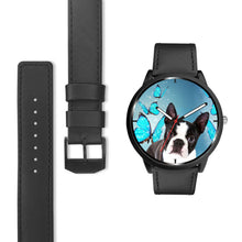 Load image into Gallery viewer, Boston Terrier Print Wrist Watch- Free Shipping