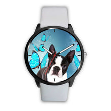 Load image into Gallery viewer, Boston Terrier Print Wrist Watch- Free Shipping
