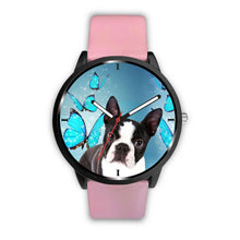 Load image into Gallery viewer, Boston Terrier Print Wrist Watch- Free Shipping