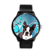 Load image into Gallery viewer, Boston Terrier Print Wrist Watch- Free Shipping