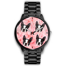 Load image into Gallery viewer, Cute Boston Terrier Dog Print Wrist Watch- Free Shipping