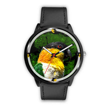 Load image into Gallery viewer, Caique Parrot Art Print Wrist watch - Free Shipping