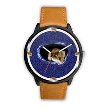 Load image into Gallery viewer, Chinese Hamster On Denim Print Wrist watch - Free Shipping