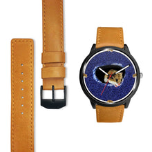 Load image into Gallery viewer, Chinese Hamster On Denim Print Wrist watch - Free Shipping