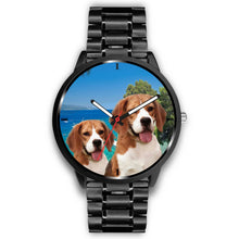 Load image into Gallery viewer, Cute Beagle Dog Print Wrist Watch- Free Shipping