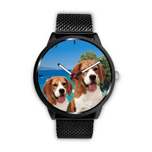 Load image into Gallery viewer, Cute Beagle Dog Print Wrist Watch- Free Shipping