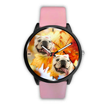 Load image into Gallery viewer, Cute Bulldog Dog Print Wrist Watch- Free Shipping