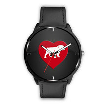 Load image into Gallery viewer, Bulldog With Heart Print Wrist Watch- Free Shipping