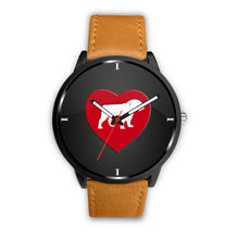 Load image into Gallery viewer, Bulldog With Heart Print Wrist Watch- Free Shipping
