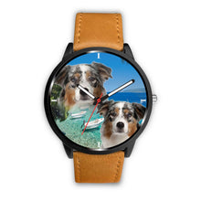 Load image into Gallery viewer, Cute Australian Shepherd Dog Print Wrist Watch - Free Shipping